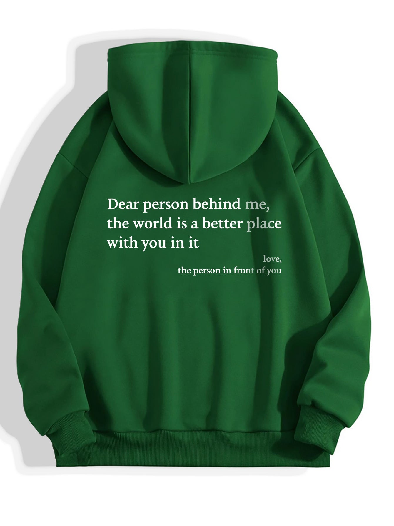 Feel-Good Hoodie: Spread Positivity with a Heartwarming Message!