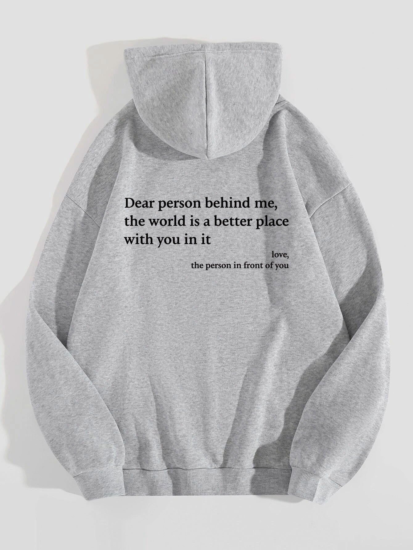 Feel-Good Hoodie: Spread Positivity with a Heartwarming Message!