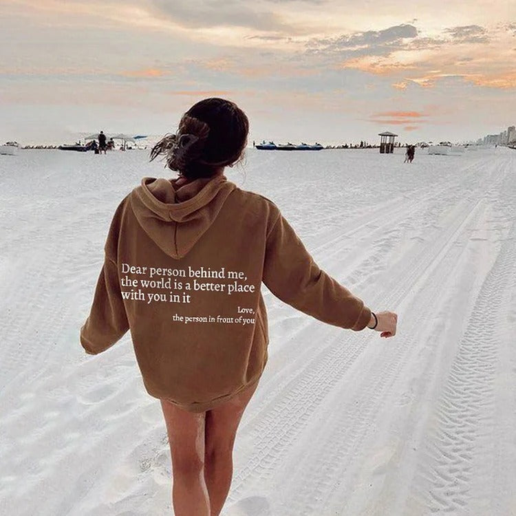 Warm and Cozy Hoodie with Positive Message | Athela