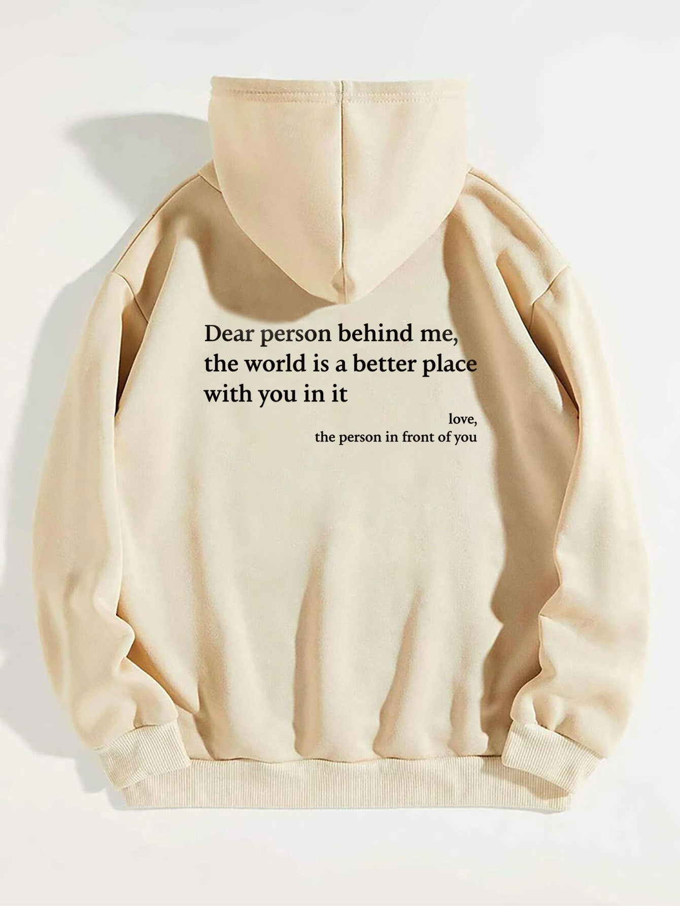 Feel-Good Hoodie: Spread Positivity with a Heartwarming Message!