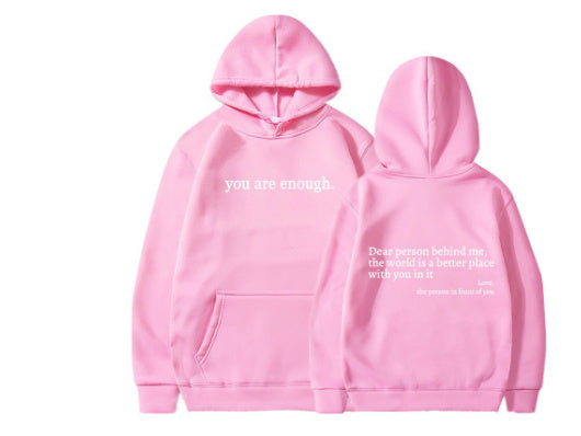 Feel-Good Hoodie: Spread Positivity with a Heartwarming Message!