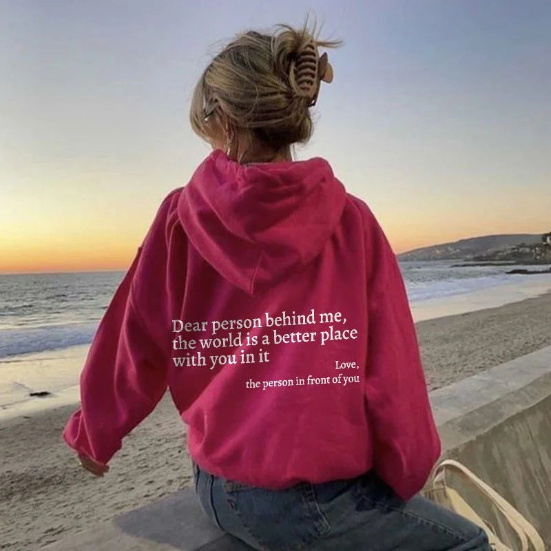 Feel-Good Hoodie: Spread Positivity with a Heartwarming Message!